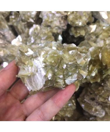 Crystal Natural Rough Golden Mica Crystal Cluster Yellow Mica Ore Specimen Raw Rock Stone JZIGTDEM - Buy Online on GoSupps.com