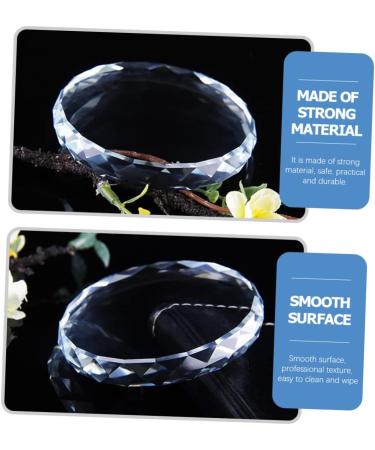  PLAFOPE PLAFOPE 2 Pieces Nail Palette Mini Manicure Palette Nail Art Painting Glass Nail Art Palettes Nail Polish Tray Nail Plate False Eyelashes Crystal Glass - Buy Online on GoSupps.com