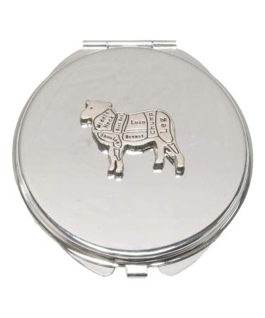 Butcher Sheep Compact Mirror Handbag Gift With Free Engraving 50