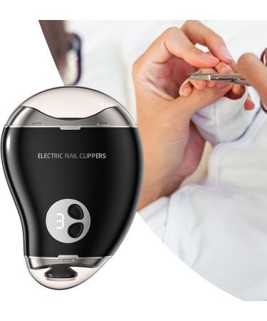 Electric Nail Trimmer - Mango Shape Electric Nail Trimmer | Double Head Nail Sharpener | 3 Speed Safe Electric Nail Trimmer | Automatic Nail Trimmer and File | Double-Head Trimming Nail Sharpener for Black - Buy Online on GoSupps.com
