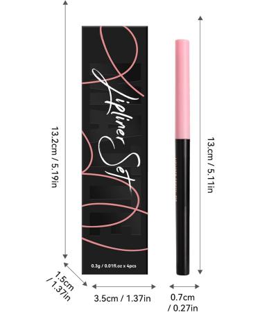  Jingmiger Nude Lip Pencil | 4 Colors Long Lasting Matte Gloss - Lip Gloss | Intended For Women For Makeup And Daily Beauty Travel Dating Evening Shaping And Shaping Action - Buy Online on GoSupps.com