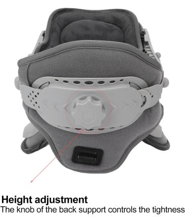 FOOJO Heated Neck Brace - Adjustable 3 Speed USB Neck Support Collar for Pain Relief | International Shipping Available - Buy Online on GoSupps.com