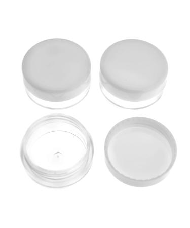 CREATE IDEA 100PCS 3ML plastic sample clear pots glass jars jars empty with lid transparent samples cosmetic container plastic pot for cosmetics cream lip balm lotion