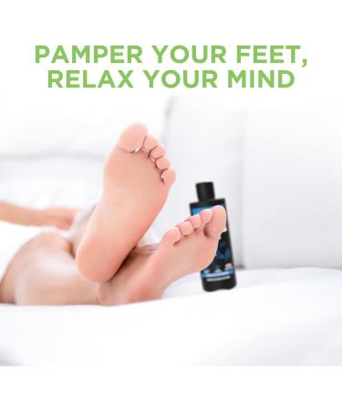 Foot Callus Remover Gel Set - Professional Feet Care for Smooth Skin & Cracked Heels - 8oz Made in USA with Pumice Stone - Buy Online on GoSupps.com