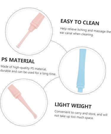 HOODANCOS 4pcs Ear Wax Kit Dual- Spiral Ear Cleaning Tools for Wax Removal Portable and - Buy Online on GoSupps.com