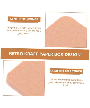 Beaupretty 30 pcs Square Puff Makeup Powder Puff Set - Wet & Dry Synthetic Sponges - Assorted Colors - Buy Online on GoSupps.com