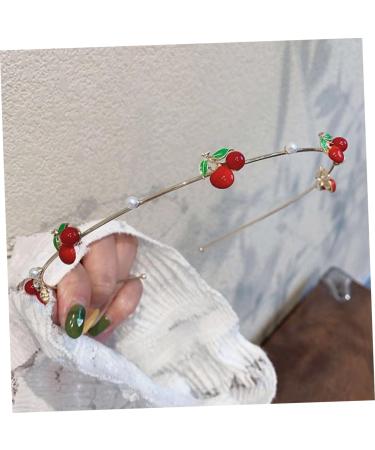 MAGICLULU Strawberry Headband Accessories Braided Hair Headbands Cupid Halloween Decor Head Band Hair Bands for Decorative Hairband Make up Miss Clothing Alloy (iron) - Buy Online on GoSupps.com