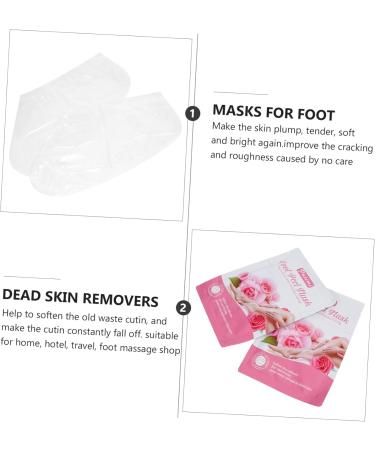 Healeved 16 Pairs Footsticker Foot Mask Foot Peel Booties Effective Foot Masks Foot Exfoliating Masks Heel Care Exfoliator Cracked Peeling Dead Skin Removers for Foot White Abs Sock Nourish - Buy Online on GoSupps.com