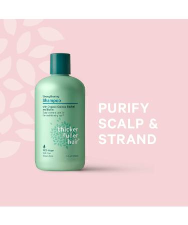 Thicker Fuller Hair Strengthening Shampoo - Green 12 Fl Oz - Buy Online on GoSupps.com