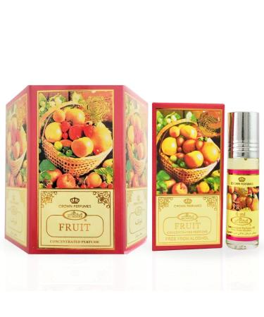 Al-Rehab Fruit - Arabian Perfume Oils For Women 6ML (0.2 OZ) (BOX OF 6) - Long Lasting Concentrated Perfume Oil - Captivating Women's Fragrance With A Creamy Sweet Blend Of Tropical Fruits Fruit Perfume Oil (Box of 6) - Buy Online on GoSupps.com