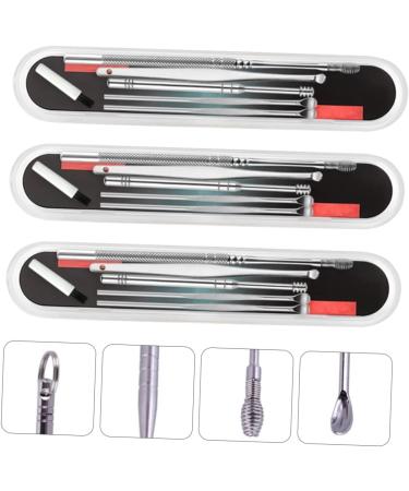 6-Piece Healvian Ear Cleaning Set - Stainless Steel Tools for Professional Ear Wax Removal in Earth Tones - Buy Online on GoSupps.com