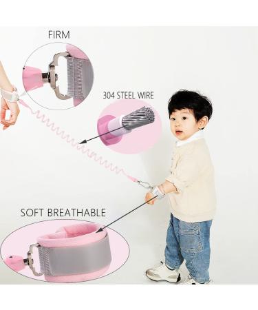 Baby Walking Safety Harness with Anti-Lost Wrist Link - Pink Unicorn Design for Toddler Girls/Boys Travel - Buy Online on GoSupps.com