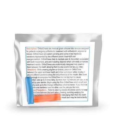 EverSmile OrthoChews | Dental Aligner Seater Chewies for Invisalign & Braces | Comfort Bite Technology | Medical Grade Silicone | 2 Pack - Buy Online on GoSupps.com