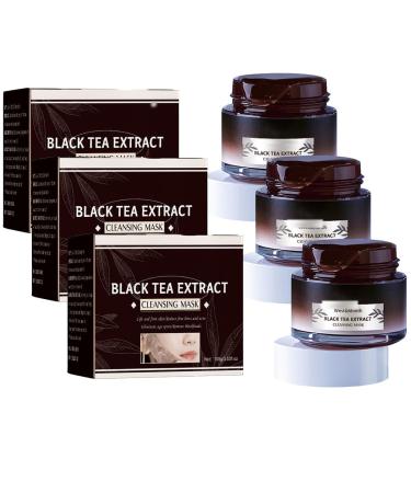 EXQST Black Tea Mask 2024 Black Tea Exfoliating Mask Black Tea Exfoliating Mask Deep Cleansing Blackhead Mask