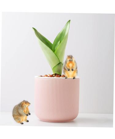 OUNONA 4 Pcs Animal Model Mini Resin Animals Decor Miniature Groundhog Figure Mini Figurine Mini Top Hat Groundhog Stuffed Animal Kids Toys Desk Trinkets Plastic Child Rabbit Bonsai As Shownx2pcs 6x6cmx2pcs - Buy Online on GoSupps.com