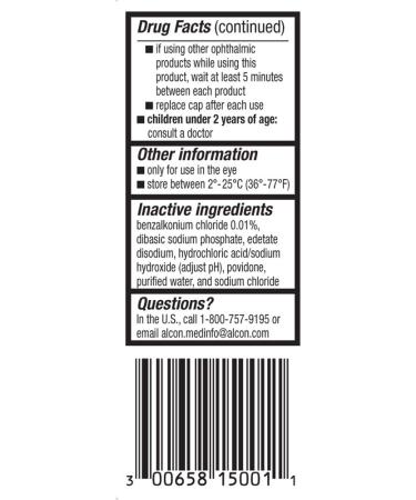 Pataday Once Daily Relief Allergy Eye Drops by Alcon - 2.5ml for Allergy Itch Relief - Buy Online on GoSupps.com