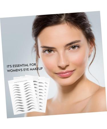 FRCOLOR 30 sheets Waterproof Imitation Tattoos Temporary Brow False Eyebrow Stickers Hair-like D Eyebrows - Buy Online on GoSupps.com