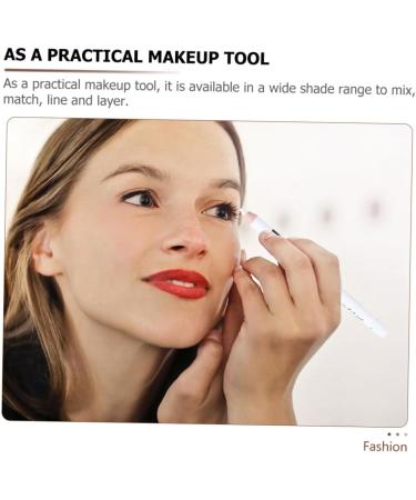 Lot De 24 Crayons Eye-liner Blancs Bois Naturel Compacts Multifonctionnels Pour Femmes Maquillage Des Yeux Et Surligneur Portable - Buy Online on GoSupps.com