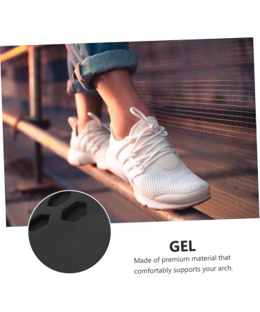 NOLITOY Orthotic Insoles for High Arches - 3 Pairs Foot Care Cushion Pads for Plantar Relief - Comfortable TPR Shoe Inserts - Buy Online on GoSupps.com