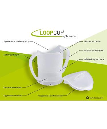 Shop LoopCup: Learn to Drink with the Original White Drinking Cup for All Ages - International Shipping Available - Buy Online on GoSupps.com