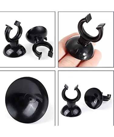 Gzhaizhuan 30 STK Aquarium Suction Cups - Durable PVC Fish Tank Hose Holders & Accessories (30x20mm Black) - Buy Online on GoSupps.com