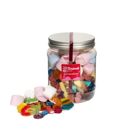 DUPLEIX Dupleix - Assorted Jelly Sweets 450g in a Tubo - Sour & Smooth Sweets - Ideal for Birthdays Parties & Office
