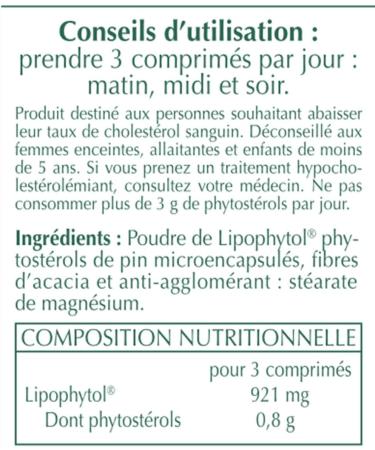 Pine Sterols - Cholesterol - Ilapharm Laboratories - 60 Tablets - Buy Online on GoSupps.com