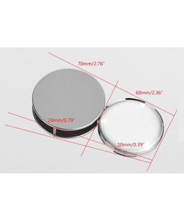 Mini Pocket Magnifier 20X Foldable Handheld Jewelry Loupe with Metal Protective Case Reading Magnifying Glasses Gift Mini Magnifying Glass Mini Magnifying Glass for Reading Small Gift - Buy Online on GoSupps.com