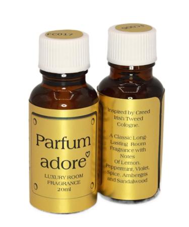 Inspired by Irish Tweed Scent for Home Cold Air Diffusers Luxurious Fragrance 20 ML