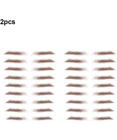 twcrvil Easy To Apply Eyebrows Professional Accessories Authentic Makeup Products Tint For Eyebrows Multiple Styles To Choose Brown-04 2pcs - Buy Online on GoSupps.com