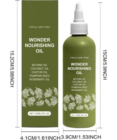 QPJUVC Hair Growth Oil 100 pure coldpressed serum with rosemary and coconut oil scalp treatment for thicker stronger hair nourishing essence for dry damaged hair 3 - Buy Online on GoSupps.com