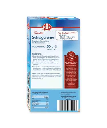 Buy Call Blow-Cream | Low-Fat Cream Substitute for Cakes Waffles & Muffins | Gluten-Free | 24 x 40g - International Shipping Available - Buy Online on GoSupps.com