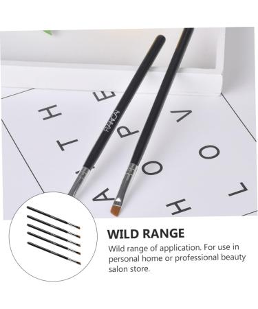 FRCOLOR 15 Pcs Makeup Brush Eyeliner Makeup Tool Thin Eyeliner Brush Multi-purpose Brush Make up Girl 16x0.7cmx3pcs Blackx3pcs - Buy Online on GoSupps.com