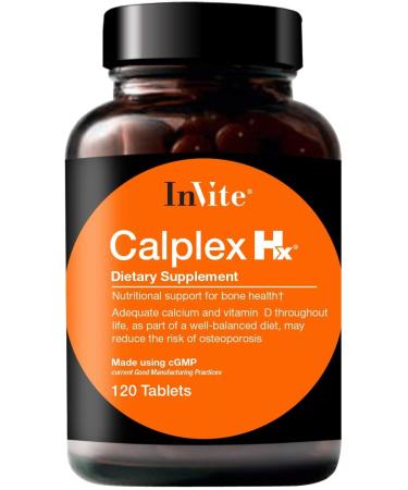 Invite Health Calplex Hx Nutritional Support for Bone Health 120 Tablets (2-Pack)