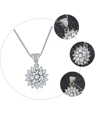 ABOOFAN 1pc Sun Petal Pendant Diamond Choker Necklace Rhienestone Necklace Crafts Making Material Alloy - Buy Online on GoSupps.com