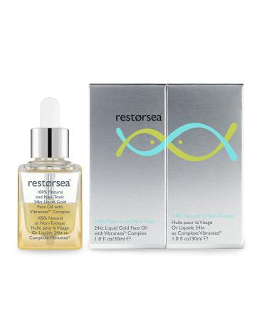 24kt Liquid Gold Face Oil with Vibransea Complex - Luxurious Hydration & Glow | International Shipping Available - Buy Online on GoSupps.com