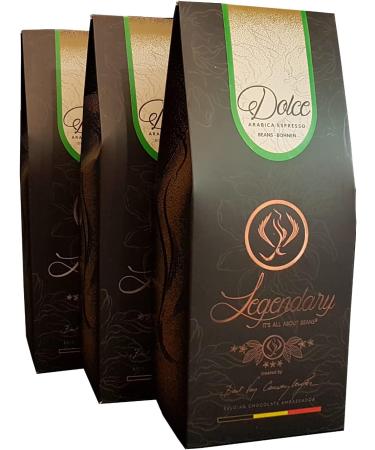 Legendary its all about beans Dolce finest composition of the best 100 Arabica beans 250 g DOLCE - Buy Online on GoSupps.com