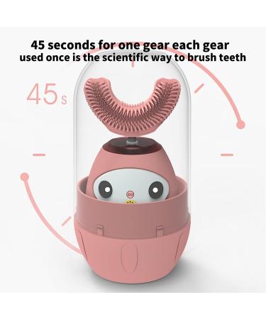 CATLION U Type Sonic Kids Electric Toothbrush - 360 Whitening, 4 Gear Modes, Blue, 8-15 years - Buy Online on GoSupps.com