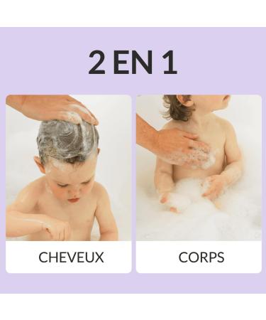 Bee Nature - Baby Moisturizing Shower Gel - 2 in 1 Hair Body - Tearless - 99% Natural - 200ml - Buy Online on GoSupps.com