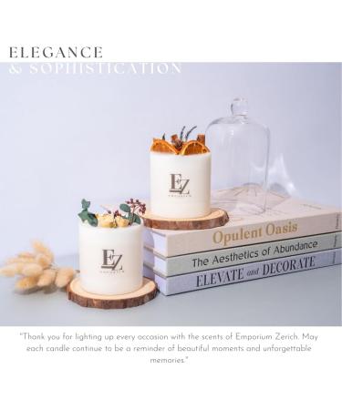 Luxury Scented Candle - 100% Soy Wax Eco-Friendly 50+ Hour Burn Time Premium Glass Cover - Orange Grapefruit & Pomelo Fragrance - Perfect Gift Boxed Home Decor - Buy Online on GoSupps.com