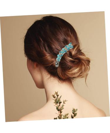 Abaodam Rhinestone Hair Clip Hair Clamp Hair Clips for Fine Hair Comb for Curly Hair Banana Clips Hair Rhinestone Banana Clip Hair Clips for Women Rhinestones Curling Comb Miss Bow Tie - Buy Online on GoSupps.com