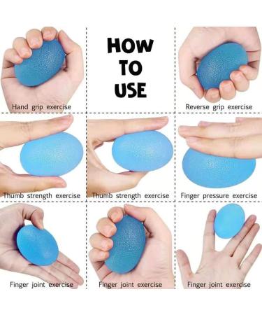 ChioSun Hand Exercise Balls for Arthritis Relief - 3 Pack - Buy Online on GoSupps.com