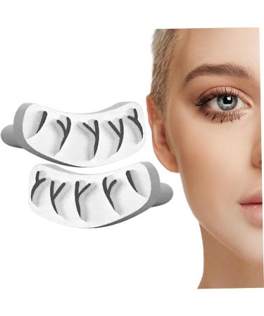 Eyelash Stamp for Beginner 1 Pair DIY Natural Long Eyelash Stencil Lasting Lower Lash Stamp for Makeup Eyelash Stamps Tool for Women Girls White Style 1 - Buy Online on GoSupps.com