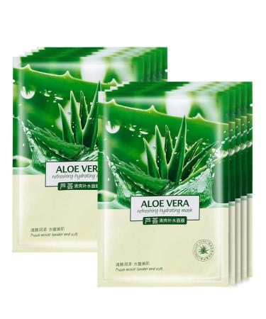 10-Piece Face Mask Set for Women & Girls - Refreshing Moisture Masks for Home & Travel - Buy Online on GoSupps.com