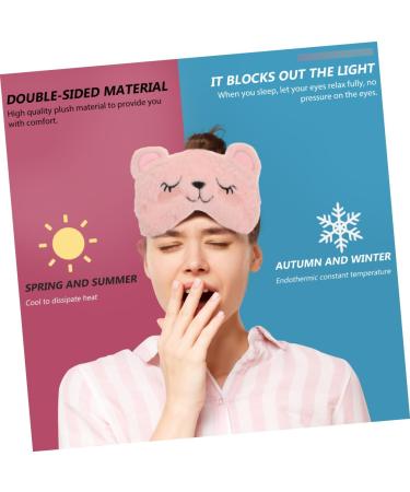 VICASKY 2 pi ces Masque de Sommeil Peluche Masques Oculaires Cartoon Lumi re pour Sommeil R parateur Maison Voyage ou - Buy Online on GoSupps.com