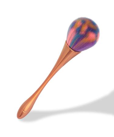 Mwoot nail art dust remover brush nail brush for cleaning makeup brush soft multifunctional brush (rose gold) - Buy Online on GoSupps.com