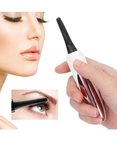 Verdant Touch Rechargeable Eyelash Curler Rechargeable Heated Eyelash Curler Silicone Brush Head Portable Electric Curler for Women White - Buy Online on GoSupps.com