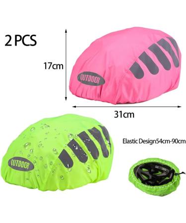 XINTANGXIA 2 Pack Bicycle Helmet Rain Cover | Waterproof & Breathable for Men Women & Children - International Shipping Available - Buy Online on GoSupps.com
