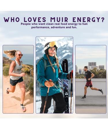 MUIR Strawberry Real Food Energy Gel - 10 Count | Organic Vegan Paleo Non-GMO Gluten-Free Fast Burning Endurance Gel | Clean Energy for Runners Cyclists & Athletes | No Artificial Flavors Strawberry 10 Pack - Buy Online on GoSupps.com
