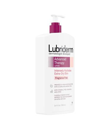 Lubriderm Advanced Therapy Moisturizing Lotion with Vitamins E and B5 Deep Hydration for Extra Dry Skin Non-Greasy Formula 24 fl. oz (Pack of 2) - Buy Online on GoSupps.com